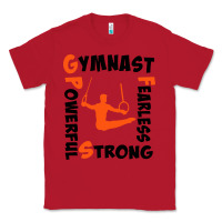 Red awesome gymnastics boy gymnast power strong Classic Tee - artisFamous