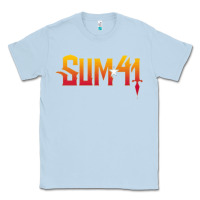 Dusty Blue sum41 Classic Tee - artisFamous