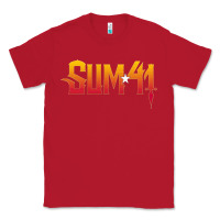 Red sum41 Classic Tee - artisFamous