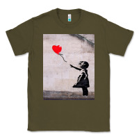 Army Green banksy, hope Classic Tee - artisFamous