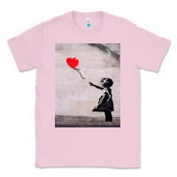 Bubblegum Pink banksy, hope Classic Tee - artisFamous