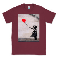 Burgundy banksy, hope Classic Tee - artisFamous