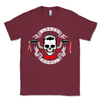 Burgundy loner rebel Classic Tee - artisFamous