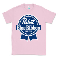 Bubblegum Pink pabst blue ribbon Classic Tee - artisFamous