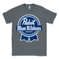 Charcoal Heather pabst blue ribbon Classic Tee - artisFamous