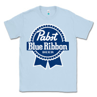 Dusty Blue pabst blue ribbon Classic Tee - artisFamous