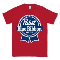 Red pabst blue ribbon Classic Tee - artisFamous