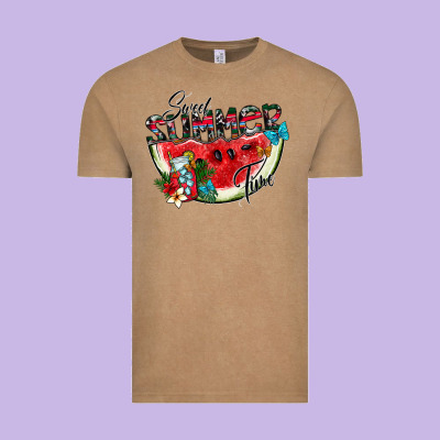 Sweet Summer Time Vintage Tee Designed By Sublimationcraftshop