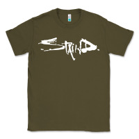 Army Green staind Classic Tee - artisFamous