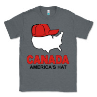 Charcoal Heather canada america's hat Classic Tee - artisFamous