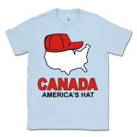 Dusty Blue canada america's hat Classic Tee - artisFamous