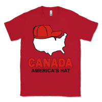 Red canada america's hat Classic Tee - artisFamous