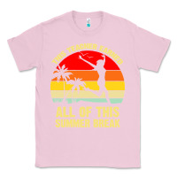 Bubblegum Pink vintage this teacher earned all of this summer break Classic Tee - artisFamous