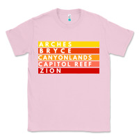 Bubblegum Pink utah national parks utah s mighty five souvenir nps moab Classic Tee - artisFamous