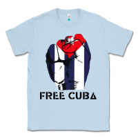 Dusty Blue free cuba Classic Tee - artisFamous