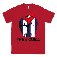 Red free cuba Classic Tee - artisFamous