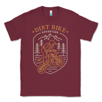 Burgundy dirt bike 1a Classic Tee - artisFamous