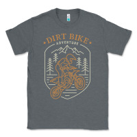 Charcoal Heather dirt bike 1a Classic Tee - artisFamous