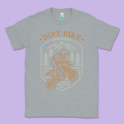 Dirt Bike 1a Classic Tee Designed By Artisfamous