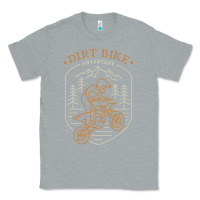 Heather Grey dirt bike 1a Classic Tee - artisFamous