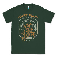 Sports Green dirt bike 1a Classic Tee - artisFamous
