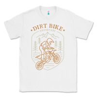 White dirt bike 1a Classic Tee - artisFamous