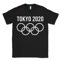 Black OLYMPIC TOKYO 2020 Classic Tee - artisFamous