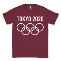 Burgundy OLYMPIC TOKYO 2020 Classic Tee - artisFamous