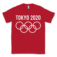 Red OLYMPIC TOKYO 2020 Classic Tee - artisFamous
