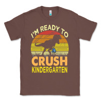 Chestnut i'm ready to crush kindergarten dinosaur back to school kids t shirt Classic Tee - artisFamous