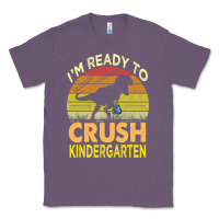 Lavender i'm ready to crush kindergarten dinosaur back to school kids t shirt Classic Tee - artisFamous