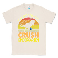Natural i'm ready to crush kindergarten dinosaur back to school kids t shirt Classic Tee - artisFamous