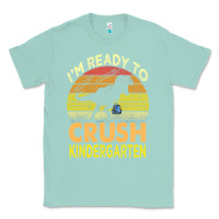 Seafoam i'm ready to crush kindergarten dinosaur back to school kids t shirt Classic Tee - artisFamous