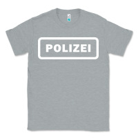 Heather Grey polizei Classic Tee - artisFamous