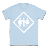 Dusty Blue threesome Classic Tee - artisFamous