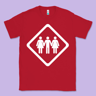 Threesome Classic Tee Designed By Artisfamous
