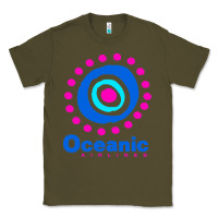 Army Green lost oceanic airlines Classic Tee - artisFamous