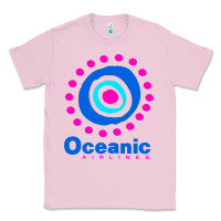 Bubblegum Pink lost oceanic airlines Classic Tee - artisFamous