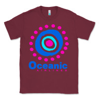 Burgundy lost oceanic airlines Classic Tee - artisFamous