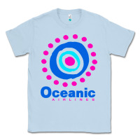 Dusty Blue lost oceanic airlines Classic Tee - artisFamous