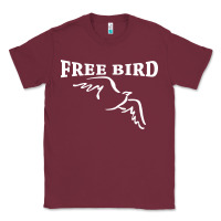 Burgundy lynyrd skynard free bird ronnie van zant Classic Tee - artisFamous