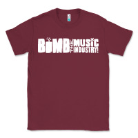 Burgundy bomb the music industry Classic Tee - artisFamous