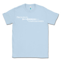 Dusty Blue proudly unpoisoned Classic Tee - artisFamous