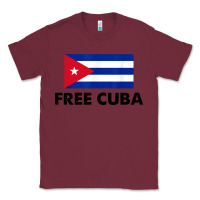 Burgundy free cuba  sos cuba cuba pride nuestra cuba Classic Tee - artisFamous