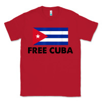 Red free cuba  sos cuba cuba pride nuestra cuba Classic Tee - artisFamous