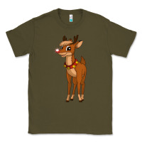 Army Green rudolph the red nosed reindeer movie Classic Tee - artisFamous