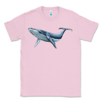 Bubblegum Pink humpback whale Classic Tee - BarkalooDesign