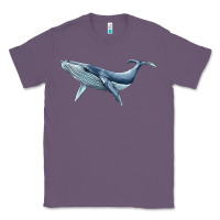 Lavender humpback whale Classic Tee - BarkalooDesign