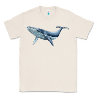 Natural humpback whale Classic Tee - BarkalooDesign