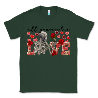 Sports Green skeleton all you need is love Classic Tee - FaDigitalArtStudio